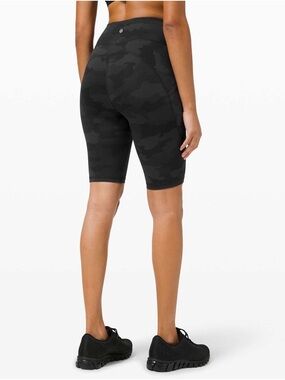 🩶 Lululemon Invigorate High-Rise Shorts 10" Size 16 Heritage 365 Camo